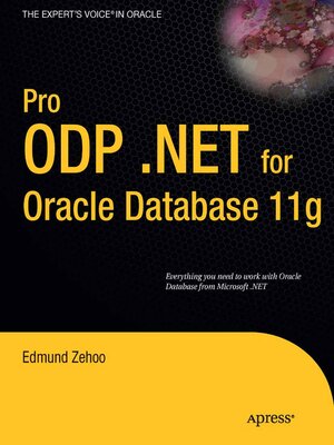 cover image of Pro ODP.NET for Oracle Database 11g